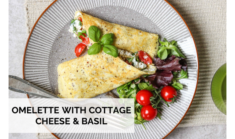 Omelette with Basil recipe