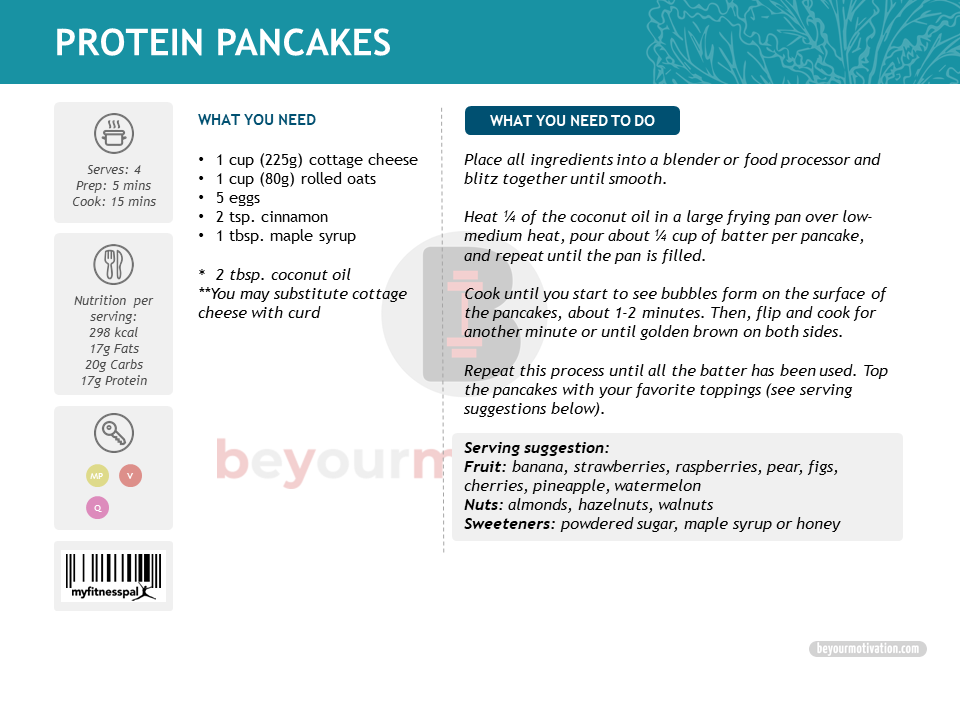 Protein Pancake recipe