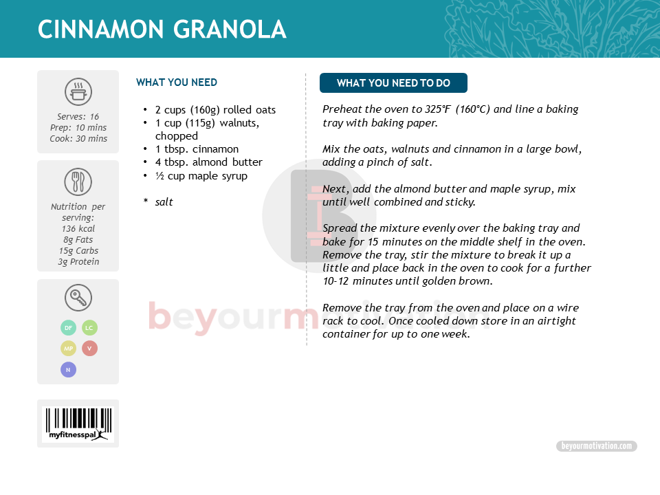 Cinnamon Granola Recipe
