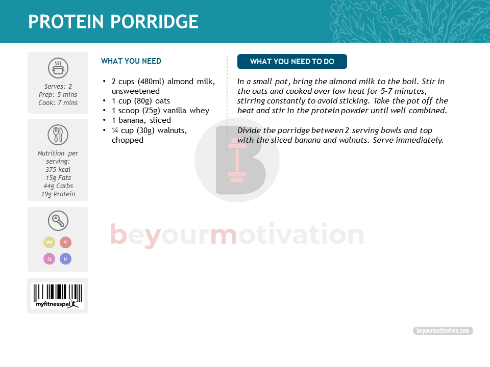 Protein Porridge Recipe