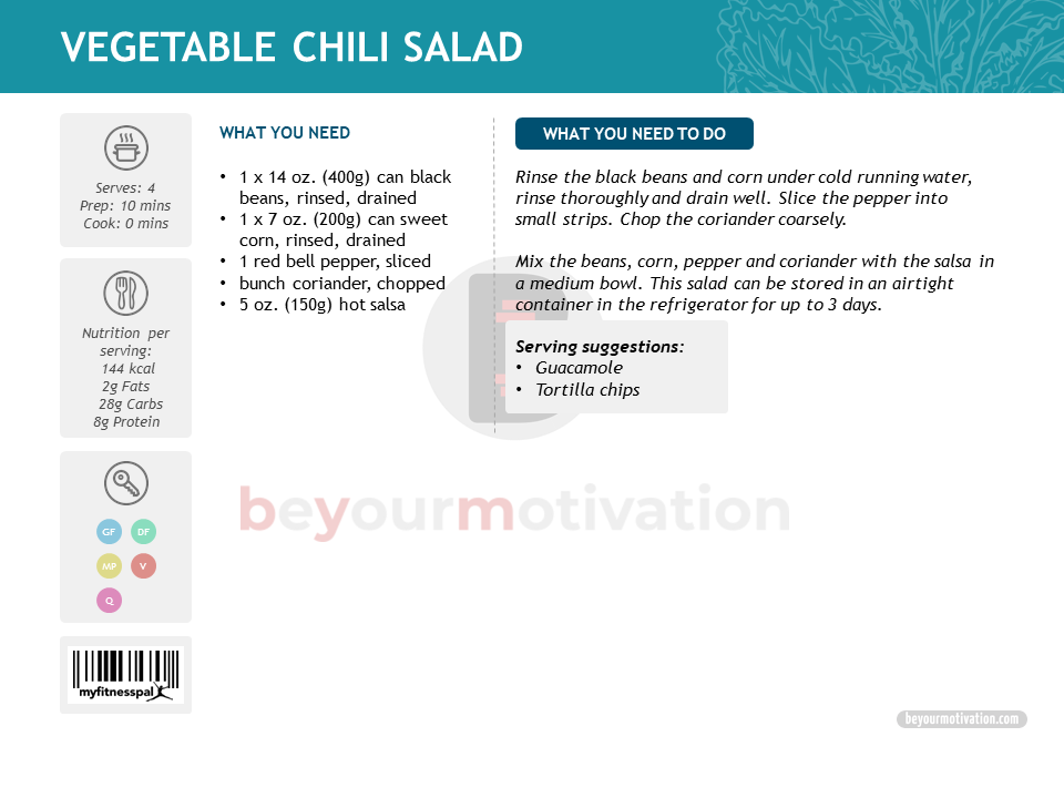 Vegetable Chili Salad